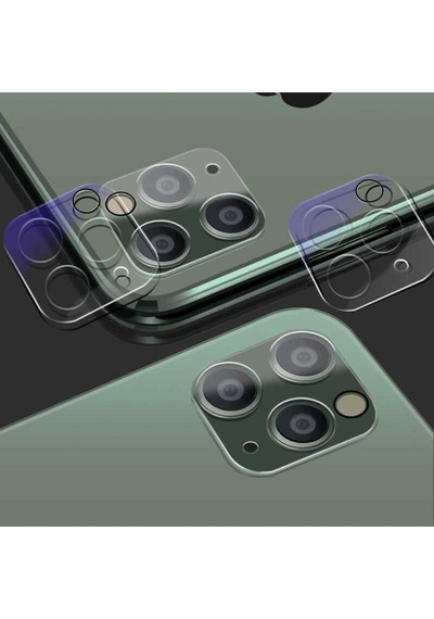 Apple Uyumlu iPhone 12 Pro Kamera Lens Koruyucu Şeffaf