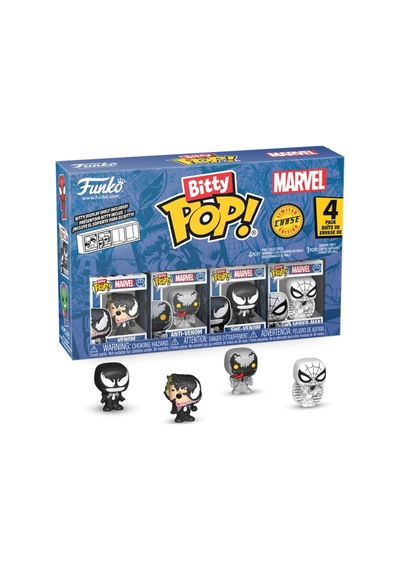 Pop Bitty Pop Spider-man 4-pack Series 3