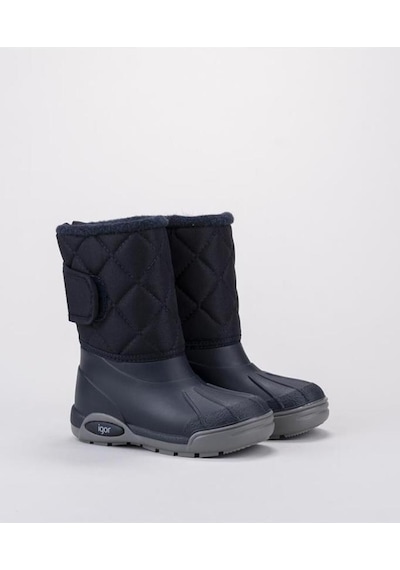 Igor İgor W10209-003 Topo Skı Nylon Erkek Çocuk Kar Botu Lacivert 22-36 Lacivert