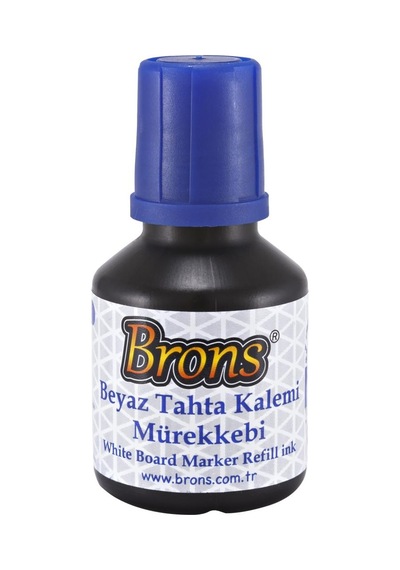 Brons Tahta Kalem Mürekkebi Mavi 30 Cc - Br-351 8'Li