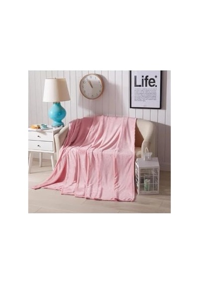 Battaniyesi Peluş Polar Battaniye Tek Kişilik 170 230 Pembe Genel