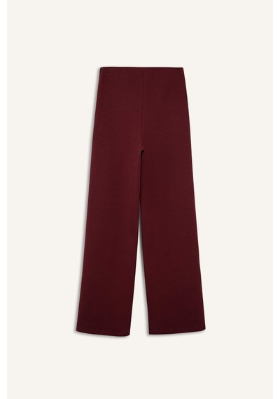 Defacto Straight Fit Kalın Sweatshirt Kumaşı Pantolon F8513ax25aubr248 Bordo-br248