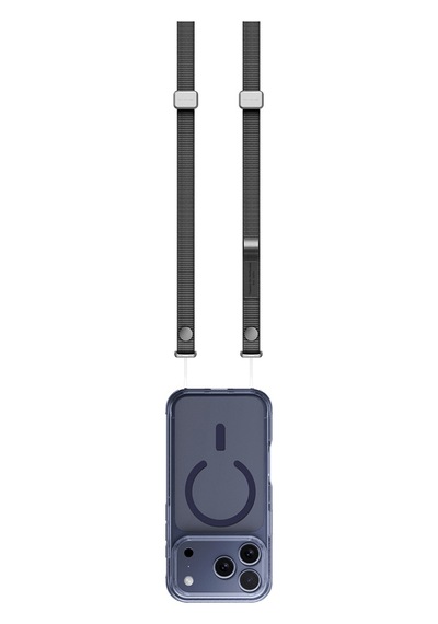 Amazingthing Titan Serisi Ayarlanabilir Manyetik Tasarımlı Telefon Ve Apple Uyumlu AirPods Boyun Askı İpi Mavi Mavi