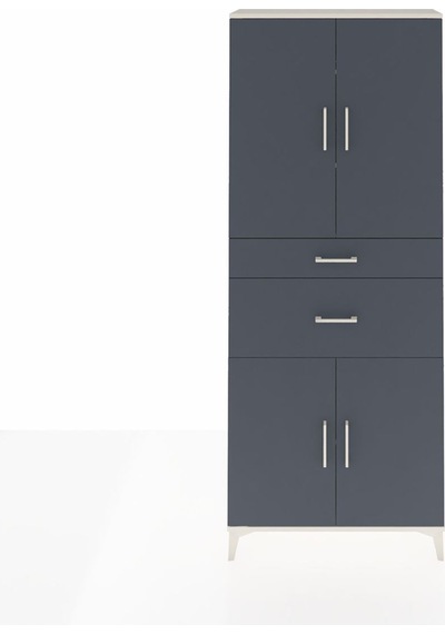 Arges Dolap 4 Raflı 2 Çekmeceli 4 Kapaklı 88x30x221 Aytaşı-an... Aytaşı