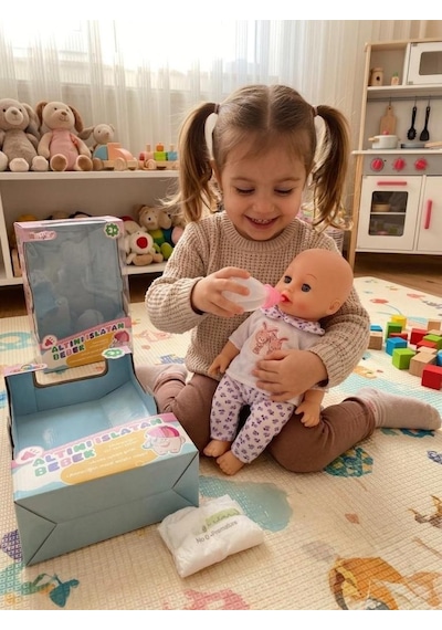 Altını Islatan Bebek Türkçe Konuşan Eğitici Kolları Kafası Ve Bacakları Et Oyuncak Bebek 52402602