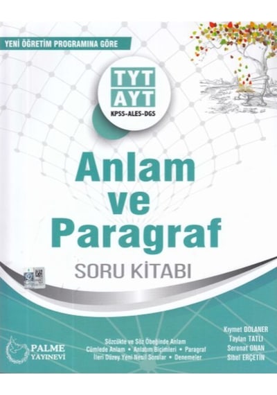 Palme Yks Tyt Ayt Anlam Ve Paragraf Soru Kitabı 2019- Palme Eğitim