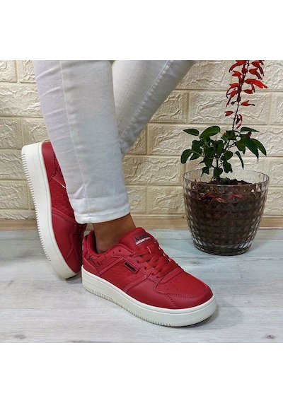 Kinetix Enner Pu Kiremit Comfort Fuspetli Atom Sneaker Spor Ayakkabı Kiremit