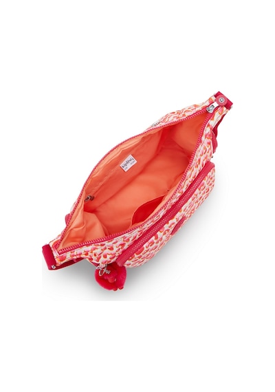 Kipling Kıplıng Gabb Orta Boy Omuz Çantası Pembe Latın Cheetah Pembe