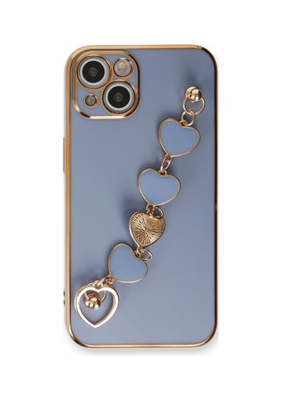 Apple Uyumlu   iPhone 14 Kılıf Esila Silikon - Gri