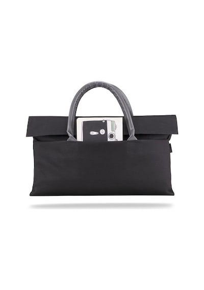 Classone Byn-el000 Wtxpro Su Geçirmez Kumaş 13-14 İnch Bayan Laptop, Notebook, Apple Uyumlu MacBook Air El Çantası- Tote Bag - Siyah