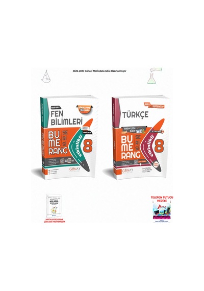 Günay 8. Sınıf Lgs Tüm Dersler 003 Hediyeli 2 Kitap Seti