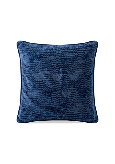 "vecta" Kadife Dokulu Kırlent Kılıfları - 45x45 Lacivert