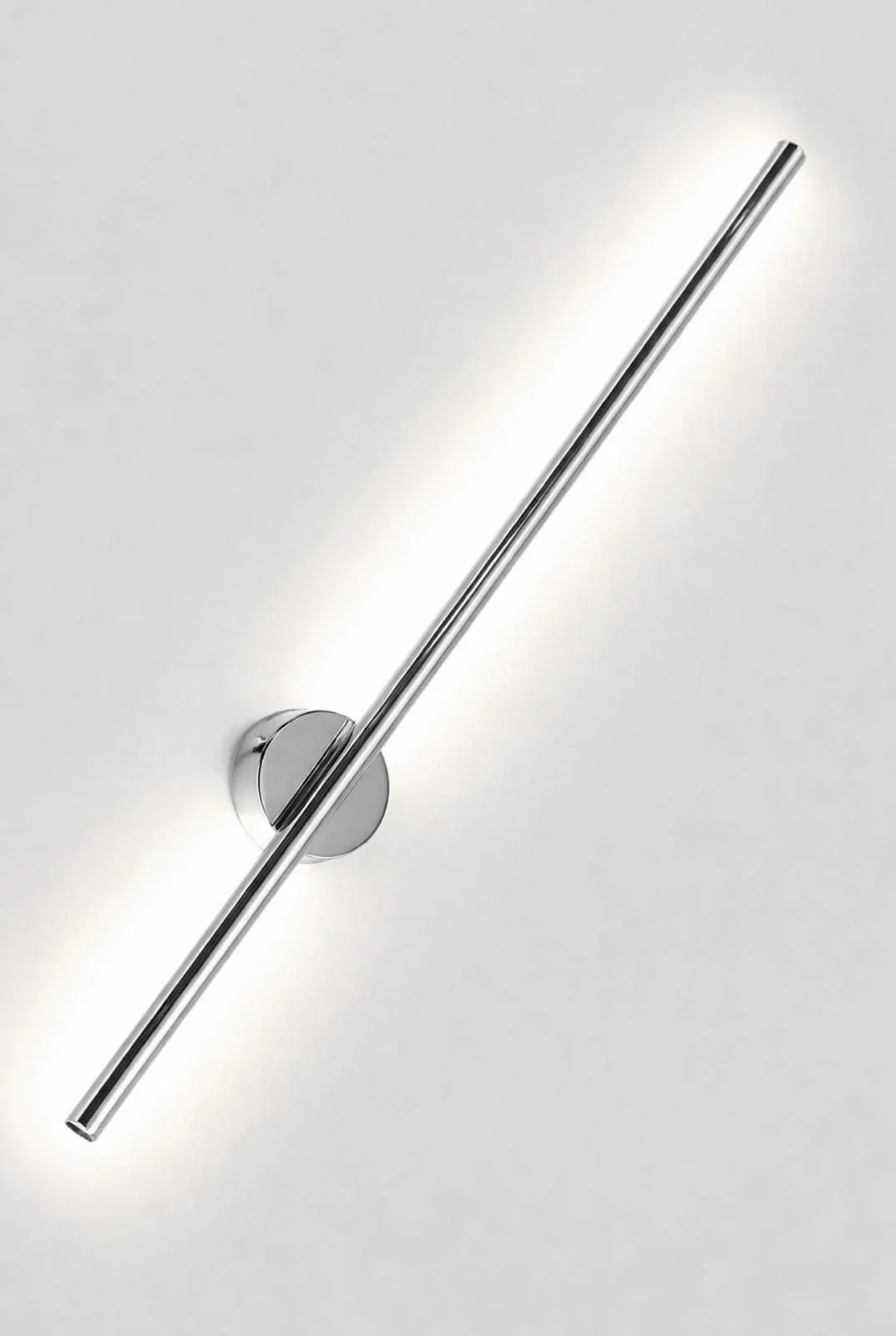 12 W Krom Dekoratif Led Duvar Aplik 3000k Gün Işığı 220 Volt .