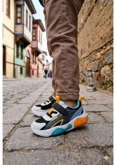 Fort Rory Cool Anatomik Rahat Sneaker Erkek Çocuk Ayakkabı Siyah