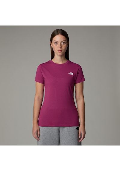 The North Face The Northfacew Ss Sd Slım Tee Kadın Tişört Nf0a87nh6eo1 Nf0a87nh6eo1 Viş Vişne