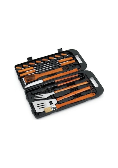 Paslanmaz Çelik Bbq Aksesuar Seti 18 Parça 21851085