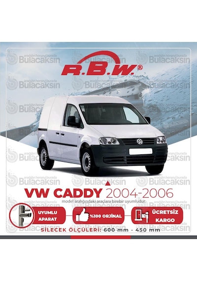 Volkswagen Caddy Muz Silecek Takımı (2004-2006) RBW