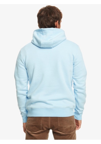 Quiksilver Big Logo Hood Erkek Swearshirt-25130 Açık Mavi