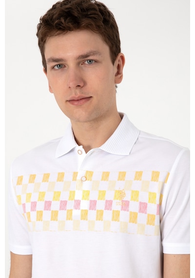 U.S. Polo Assn. Erkek Regular Fit Polo Yaka Turuncu Tişört 50300386-VR202