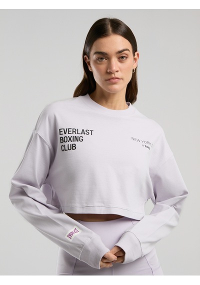 Everlast Boxing Club Wmn Oversize Uzun Kollu Lila Kadın Tişört Lila