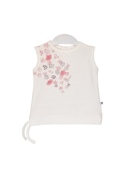 S-Mall Bibaby Pink Clover Şortlu Bebek Takımı - 2 Li - Ekru (491029754) Ekru
