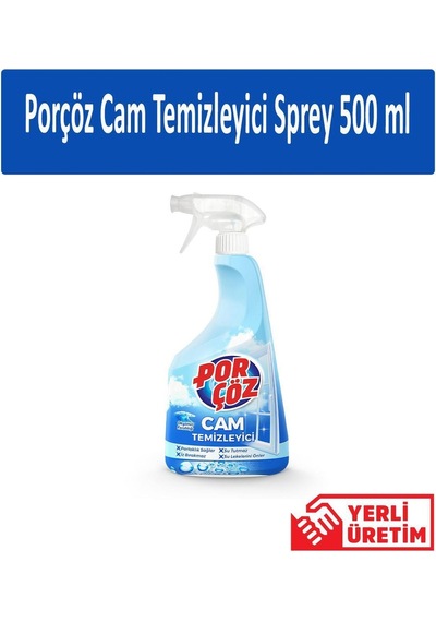 Porçöz Cam Temizleyici Sprey 4 x 500 ML
