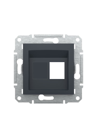 Schneider Electric Eph4300171-02 Asfora Plus Antrasit Tekli Rj45