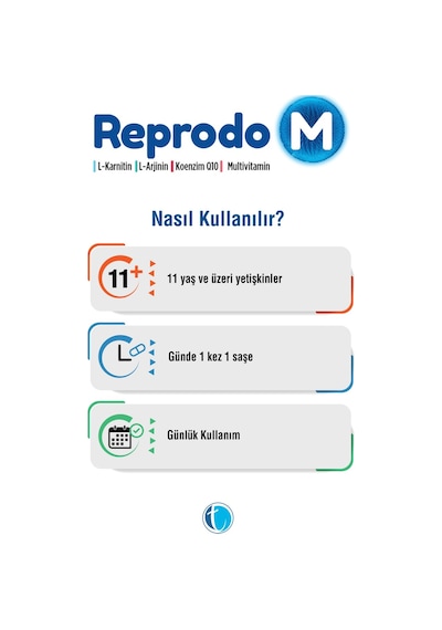 Tab Reprodo M Multivitamin İçeren Takviye Edici Gıda 30 Saşe