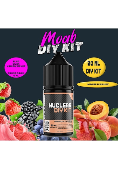 Nuclear 30 Ml Dıy Kit Moab Gıda Aroması 6 Ml Aroma İçerir