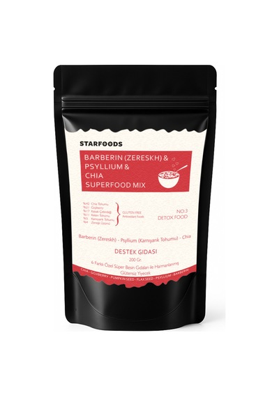 Barberin & Psyllium & Chia Superfood Mix No: 3  Food  Destek Gıdası Chia Tohumu Diğer