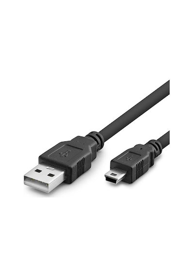 Usb Mini V3/5pin To Usb Kablo 50 Cm - Siyah Hdx7524 Evimdeyokyok