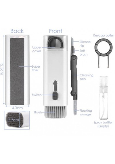 Çok Fonksiyonlu 7 Parça Airpods Klavye Ekran Kulaklık Temizleme