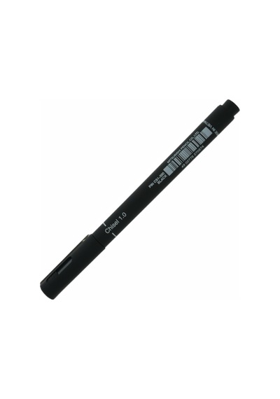 Uni-Ball Pin Cs1-200 Siyah Cs1 Fine Line Kesik Uç Kalem 1.0