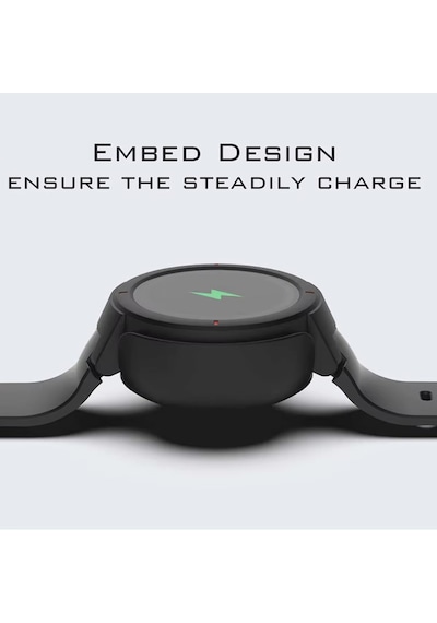 Caseonn Amazfit Verge Manyetik Usb Hızlı Şarj Kablosu Siyah