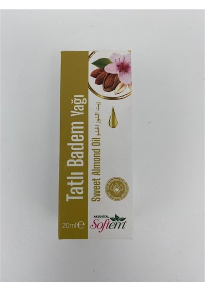 Softem Tatlı Badem Yağı Aromatik Yağ 20 ML