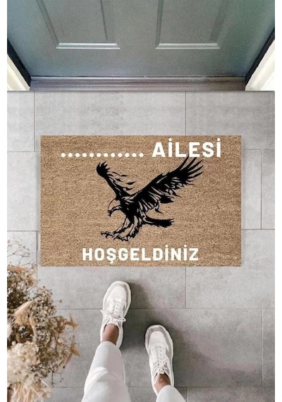 Dijital Baskı Kişiye Özel İç Kapı Dekorasyon Paspas Ps11276 Renkli