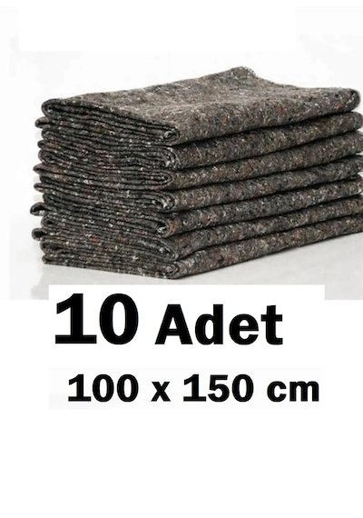 Sokak Hayvanları İçin Keçe Battaniye 100 X140 Cm 10 Adet - Kedi Köpek İçin