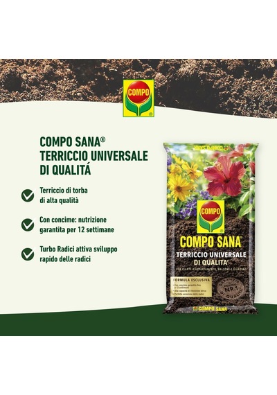 Sana Evrensel Saksı Toprağı, Yüksek Kaliteli, 10 L