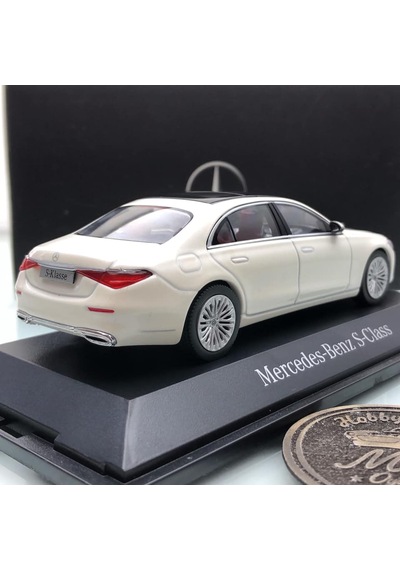 2020 Mercedes Benz S Class V223 Diamont White 1 43 Ölçek Herpa