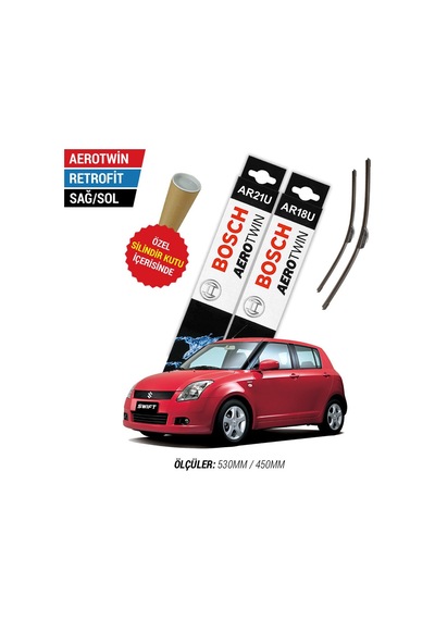 Bosch Aerotwin Suzuki Swift Silecek Takımı (2005-2009)