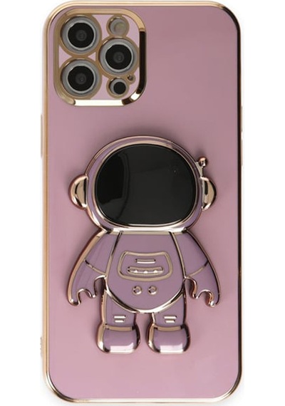 Nettech Apple Uyumlu iPhone 13 Pro Max Astronaut Seri Arka Koruma Kılıf - Siyah Siyah