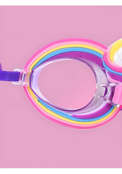 Denokids Kız Çocuk Deniz Gözlüğü Anti-fog Unicorn Renkli