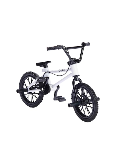 Tech Deck Bmx Bisikleti Cult Beyaz Gerçek Metal Çerçeve Parmak Bisiklet Oyuncak Model 12