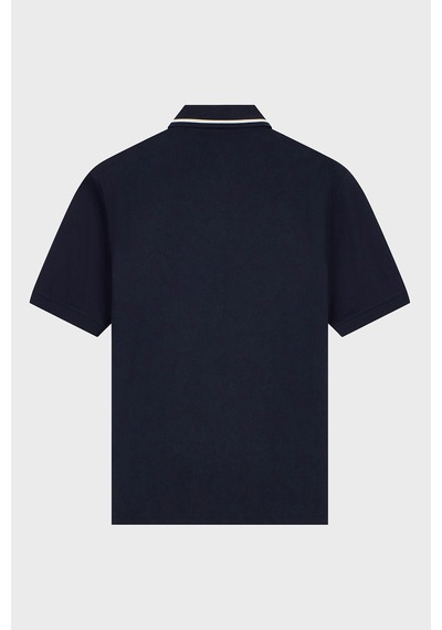 Armani Exchange % 100 Pamuk Regular Fit Düğmeli Polo Erkek Polo Xm002932 Af13026 Ub101 Lacivert