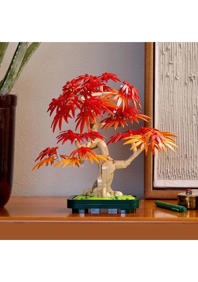 LEGO® Botanicals Japon Kırmızı Akçaağaç Bonsai Ağacı 10348 - Yetişkin Bitki Severler için Bitki Modeli Yapım Seti (474 Parça)