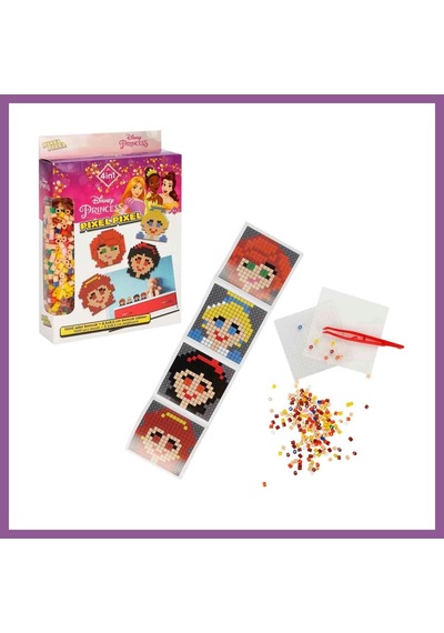 Bezos 4in1nessiworld Princess Pixel Pixel Boncuk Aktivite Ve Oyuncak Seti Rengaren