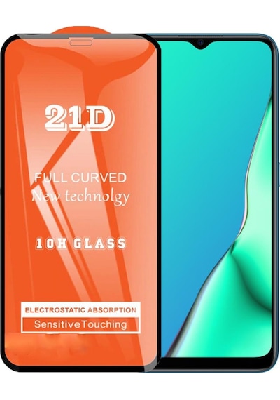 Oppo A9 2020 Ekran Koruyucu Tam Kaplayan Kavisli