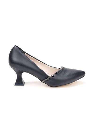 Papuçcity Blnr 03168 6 Cm Topuklu Kadın Stiletto Ayakkabı siyah