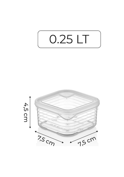 12'li Mikrodalga Buzdolabı Saklama Kabı Buzdolabı Organizeri 2300mlx1-1600mlx1-1200mlx2-250mlx8 Şeffaf