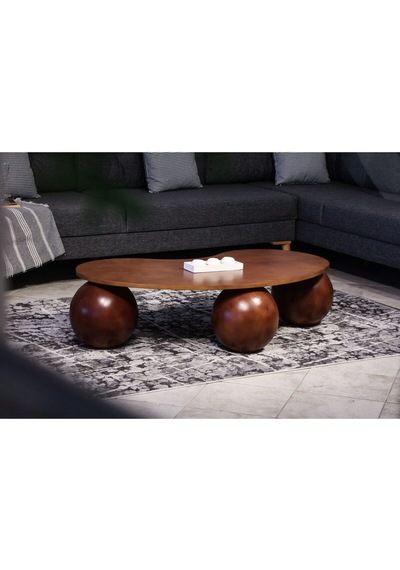 Top Sehpa & Küre Ceviz Mdf Orta Sehpa - Ceviz